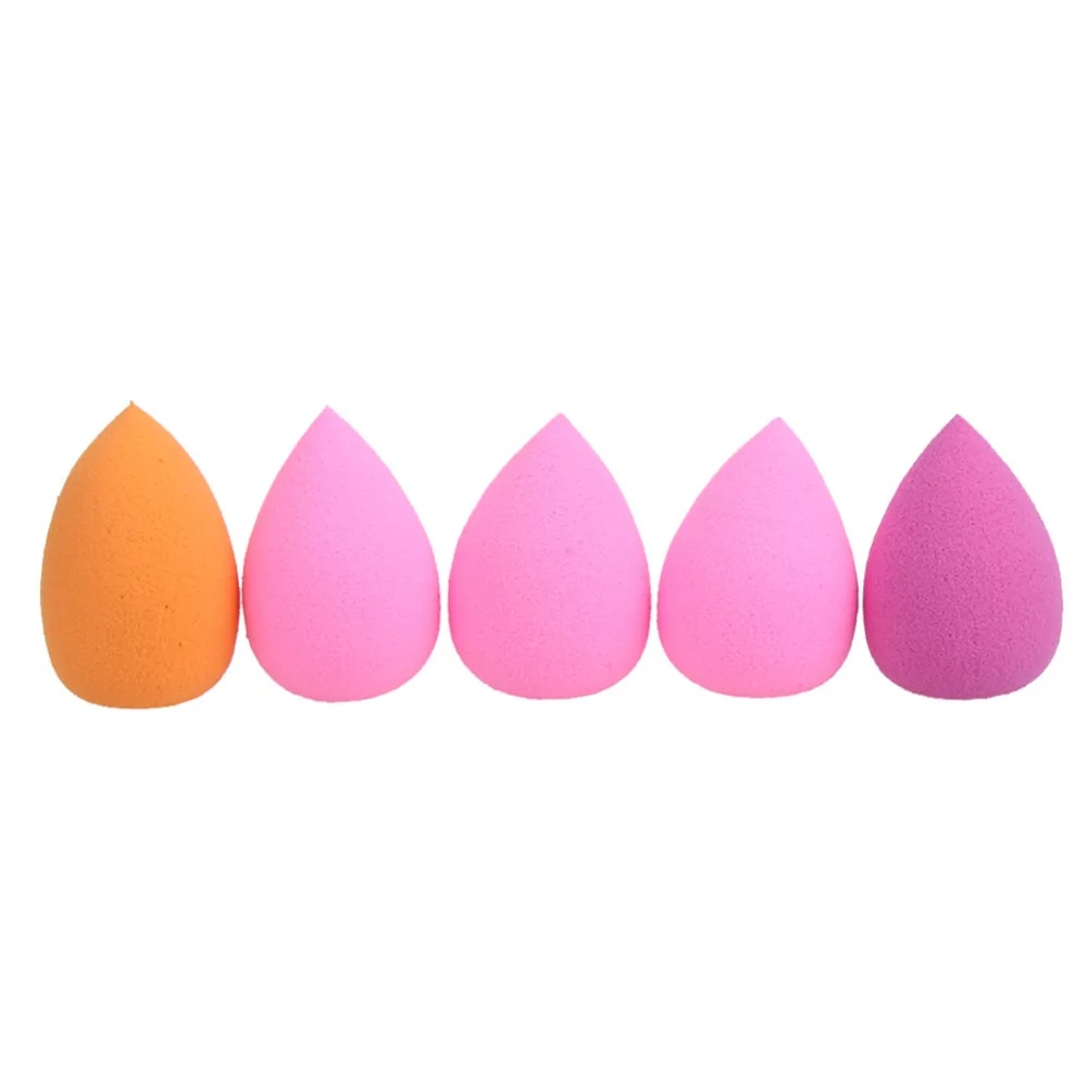 

5Pcs Makeup Foundation Sponge Cosmetic Puff Esponja Maquiagem Makeup Powder Puff Sponge Waterdrop Make Up Sponges