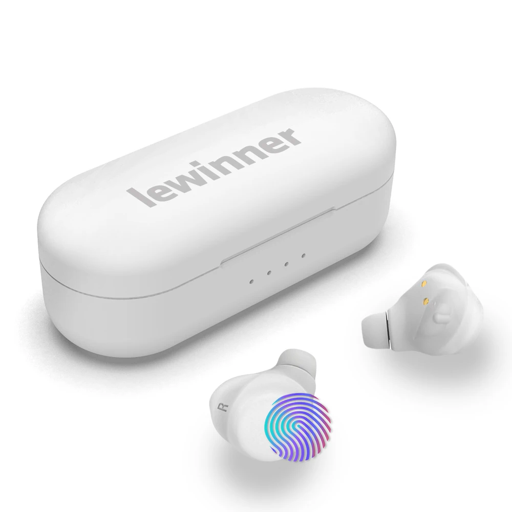 Lewinner A5, Bluetooth 5,0, беспроводные наушники, TWS, спортивные наушники, гарнитура, наушники для телефона - Цвет: Белый