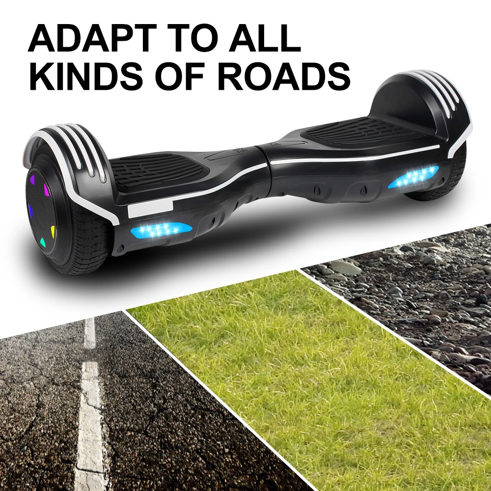 6.5 Inch Hoverboard Electric Scooters Smart Electric Skateboard Self Balance Scooter Bluetooth Speaker LED Hover Board Oxboard 6.5 Inch Hoverboard Electric Scooters Smart Electric Skateboard Self Balance Scooter Bluetooth Speaker LED Hover Board Oxboard