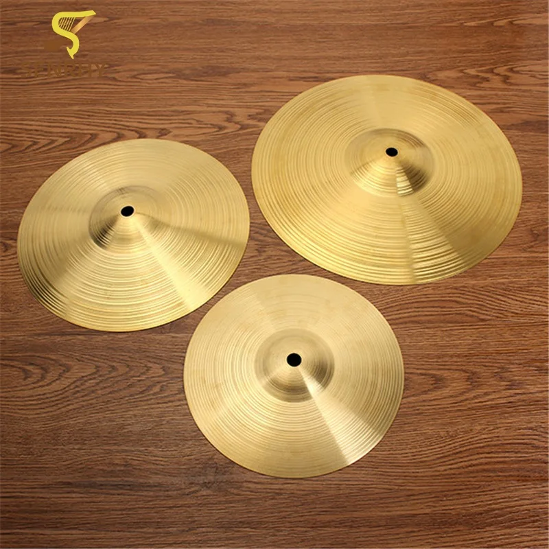 NEW Arrival 1pcs Drum Cymbal Siz 8/10/12/18/20 inch Drum Kit Brass