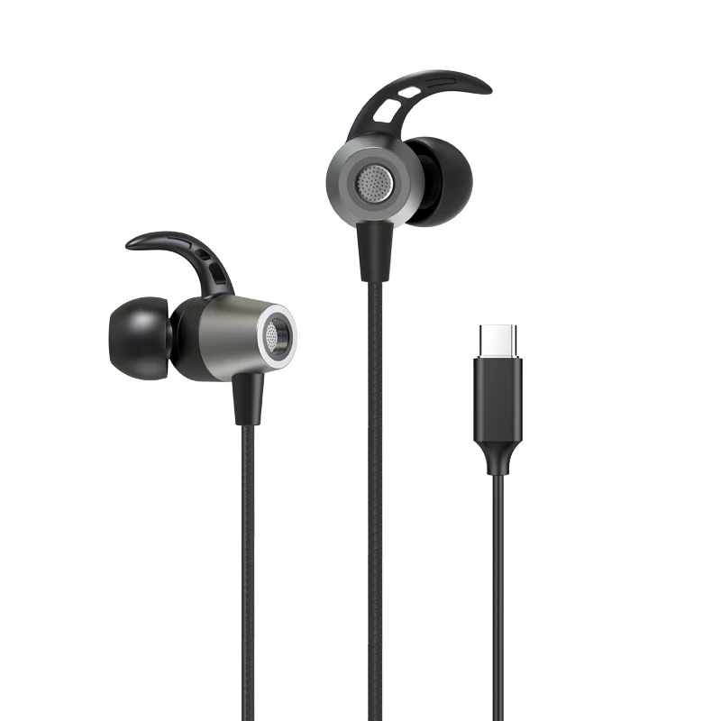 USB Type C Earphones Wired in Ear Earbuds with Mic, Stereo