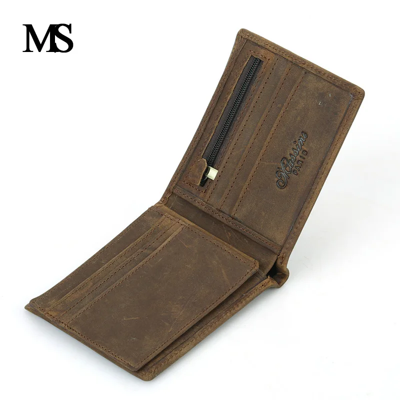 

Hight Quality Cow Leather Mens Wallets Brand Design Bifold Short Men Purse Male Clutch with Card Holder Coin Purse Wallet TW1652