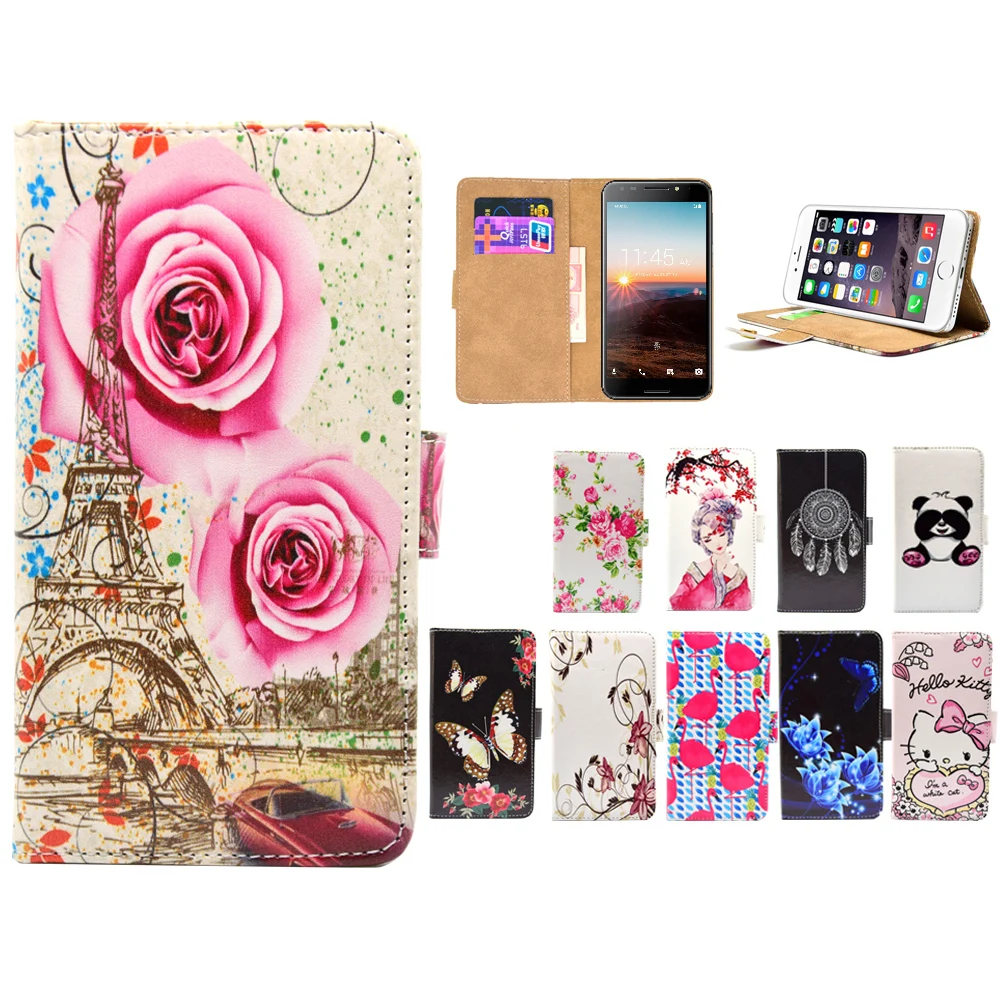 

LIHAIJUN 3C Higt quality Cartoon Flip pu leather Phone Cases Cover For T-Mobile REVVL