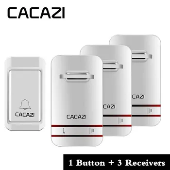 

New Home Welcome Doorbell Intelligent Wireless Doorbell Waterproof 300M Remote EU AU UK US Plug smart Door Bell Chime