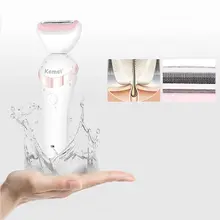 3 в 1 водостойкий Женская электробритва, Эпилятор инструмент Эпилятор бикини триммер для волос Depilador очищающее средство для лица массажер