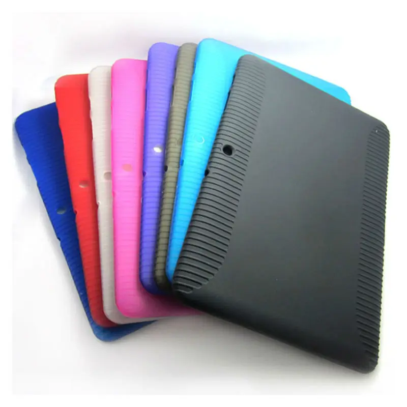 

2Pcs/lot! Soft Silicone Anti Skid Skin Gel Cover Case For Samsung Galaxy Tab 2 Tab2 10.1" P5100 P5110 P7500 P7510 Tablet M3D088D