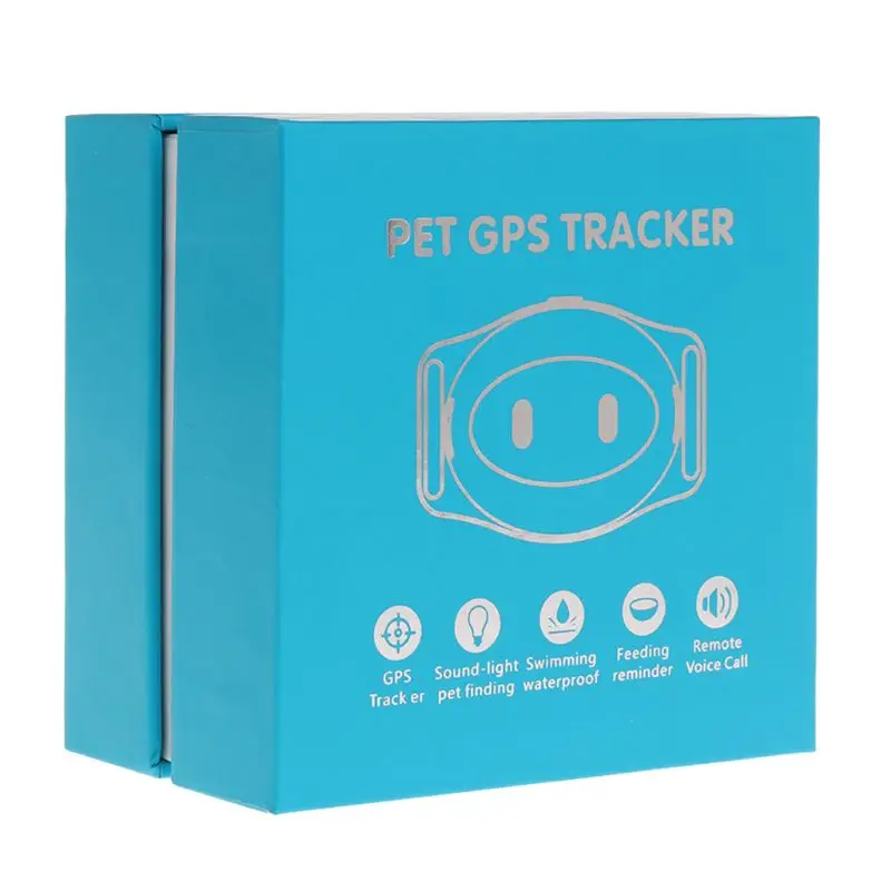 Pet Locator Intelligence GPS Location Waterproof Tracker Collar Geo Fence Longtime Standby Dog Cat Puppy Finder Alarm Voice App