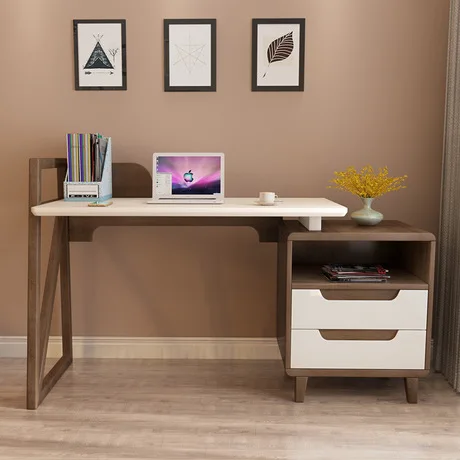 

Computer Desk office desk home Furniture solid wood notebook desk soporte notebook ordenar cajones study table Simple modern