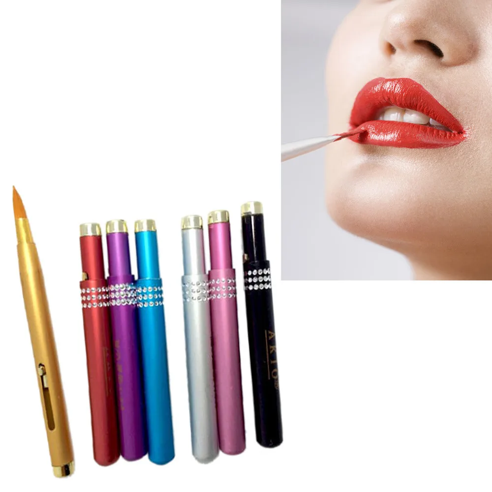 

Hot Matte Liquid l ipstick make up l ip +l ip Liner pencil mate Waterproof Long Lasting l ipstick 1pcs