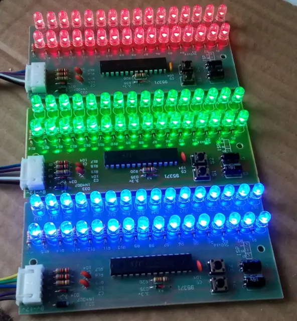 MCU Adjustable Display Pattern LED VU Meter Level ...