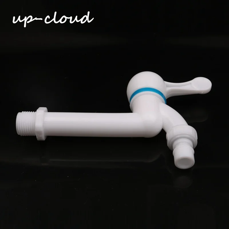 1pc Lengthened Plastic faucet 1/2" male thread PP washing machine water