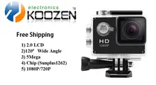 Instock Original GEEKAM Free Shipping Sports font b Action b font font b Camera b font