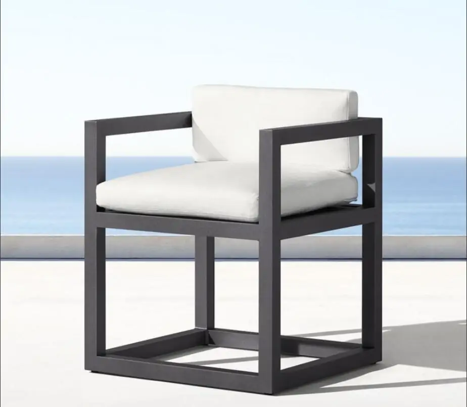 New Arrival Outdoor Benches Garden Aluminum Armchair Furniture