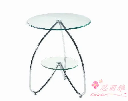 glass table side chrome base round aliexpress tables coffee