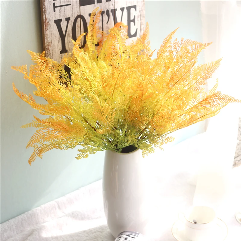 Artificial Maple Leaf Plant Grass Home Vivid Real Touch Soft Glue