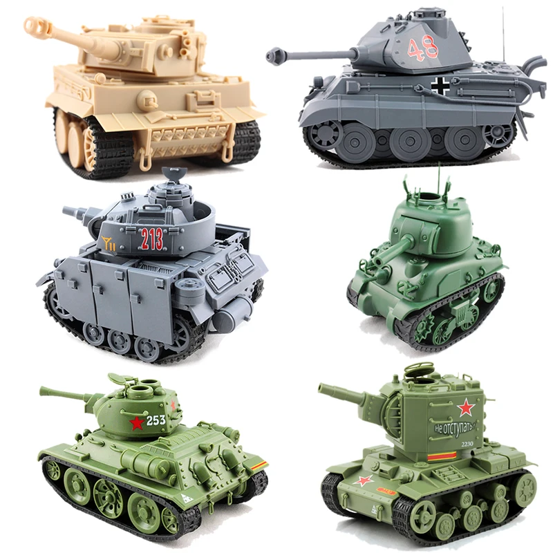 6 Styles Meng Q Ver German Medium Tank Panzer III Soviet Medium Tank