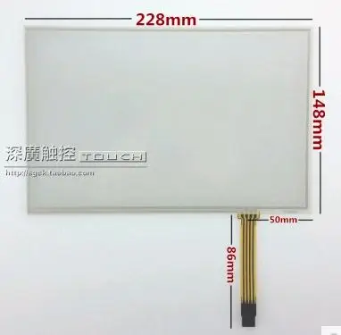 228*148 мм 10.1-дюймовый сенсорный экран HSD101PWW1 ips Chimei Innolux Хан-цветной ЖК-экран на улицу