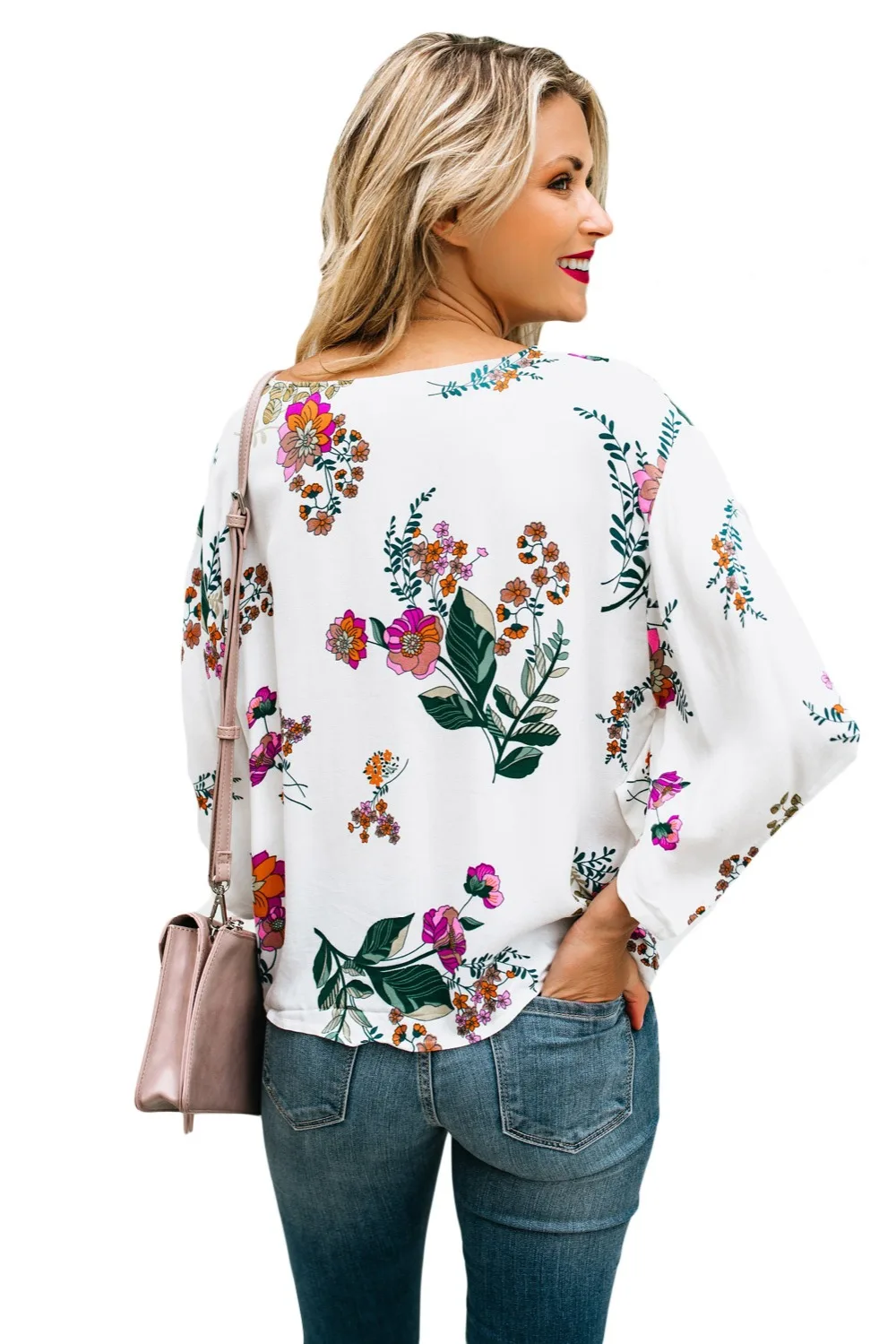 White-Flowery-Print-Tie-Front-Kimono-Sleeve-Blouse-LC251052-1-3