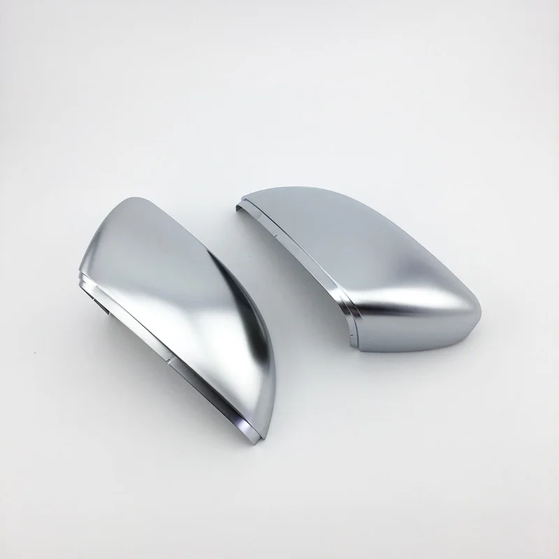 

1:1 Replacement Silver Mirror Caps ABS Matt Chrome Car Side Mirror Covers for Volkswagen Golf 6 R/EOS 2010-2014 TOURAN 2010-