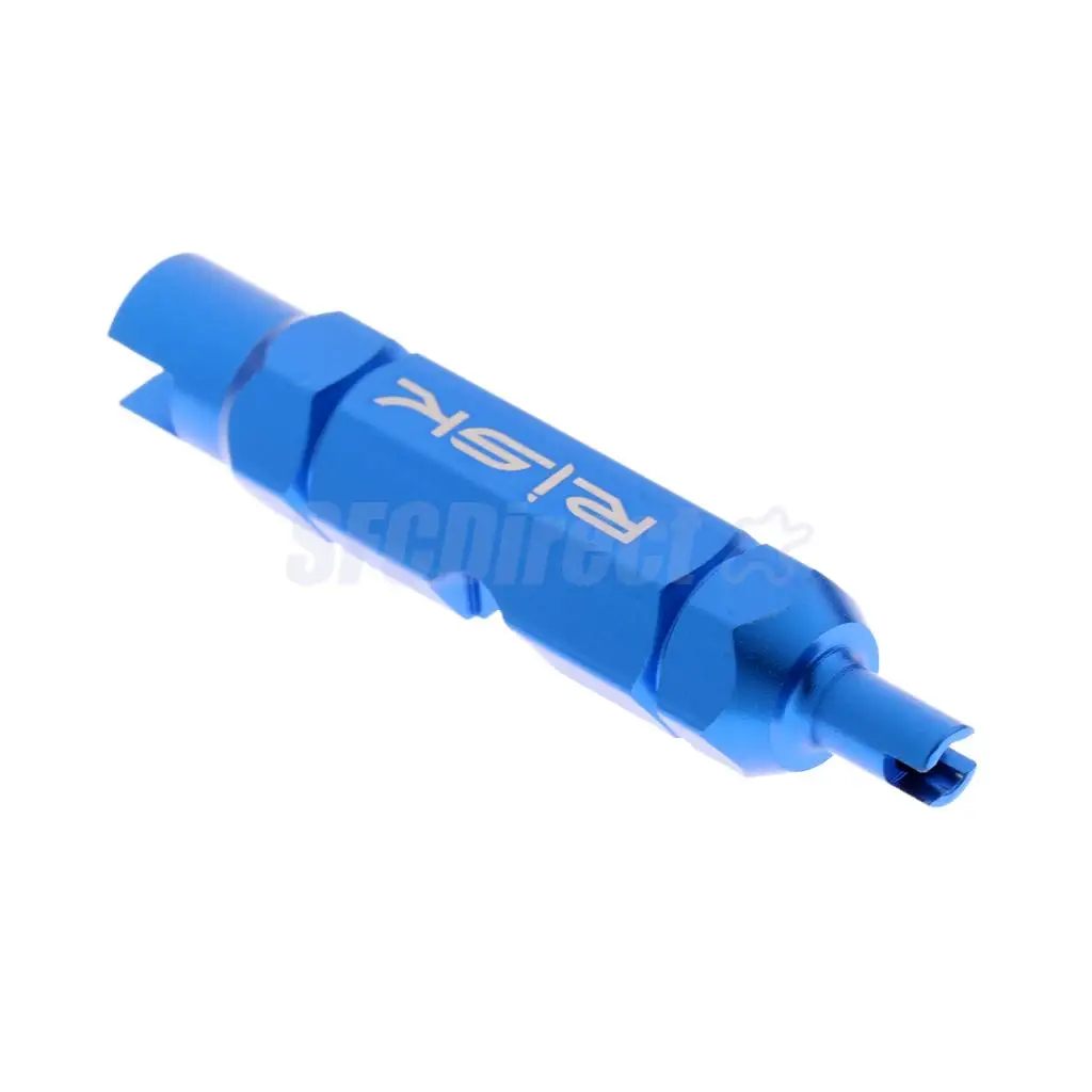 Aluminum Alloy Bicycle Schrader Valve Core Tool Tube Multifunction Bike Tires Repair Tools Extension Rod Remove Wrench