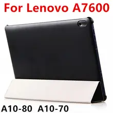 Case For Lenovo A7600 Protective Smart cover Leather Tablet For TAB A10-70 Ideatab A10-80 10.1 inch PU Protector Sleeve Case