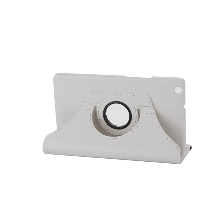 Coque чехол для huawei MediaPad T5 8,0 дюймов JDN2-W09/AL00 360 Вращающийся Кожаный чехол для Honor Pad 5 8,0 ''чехол для планшета - Цвет: white