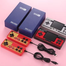 Новые портативные игровые плееры FC/NES, встроенные в 348 классическую игровую консоль, 8 бит Ретро видеоигры для подарка, Поддержка AV Out Put