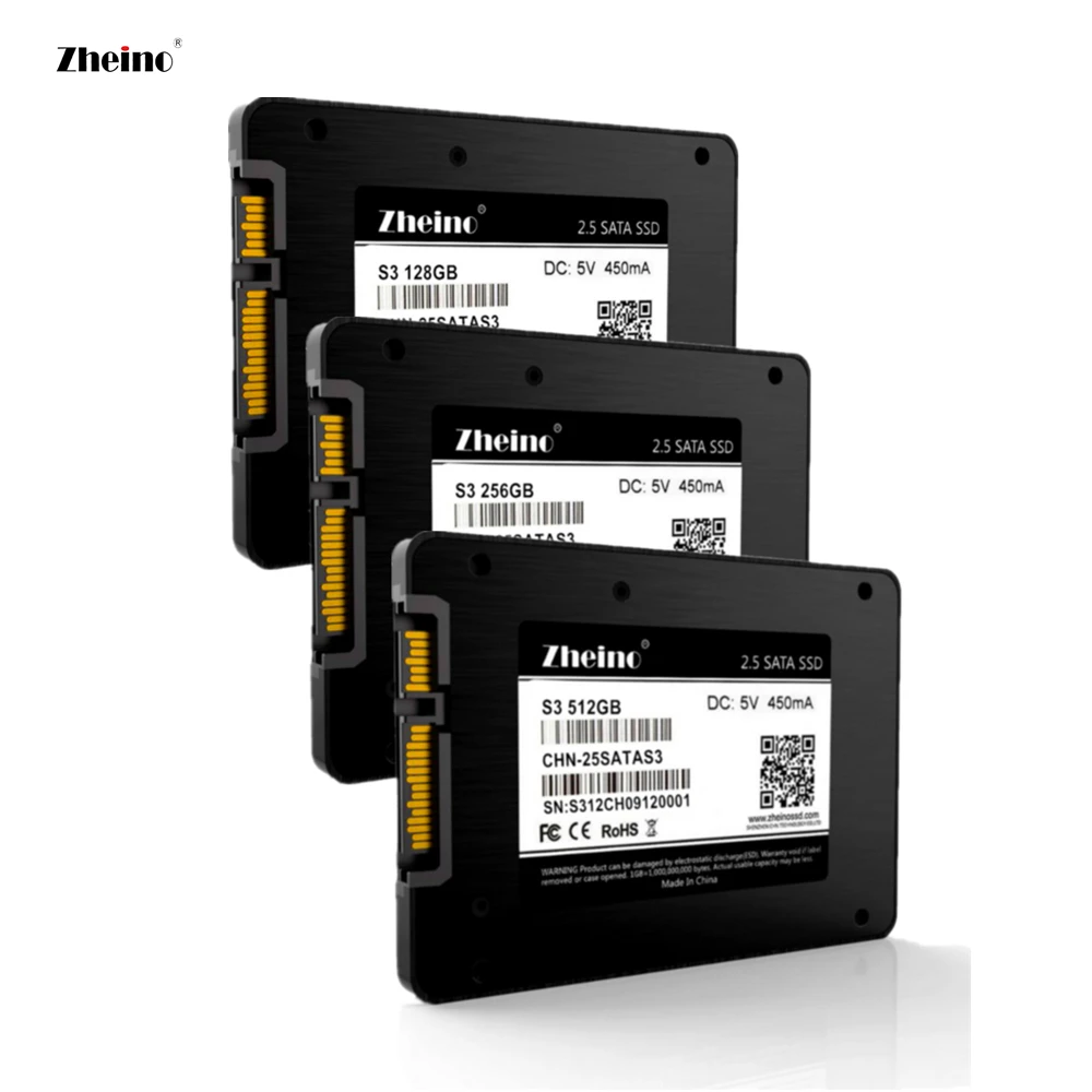 Zheino SSD 60 ГБ 120 ГБ 240 ГБ 360 ГБ 480 ГБ 960 ГБ 128 г 256 ГБ 512 1 ТБ SATA3 3D NAND флэш-накопитель внутренний для ПК, ноутбука, настольного компьютера