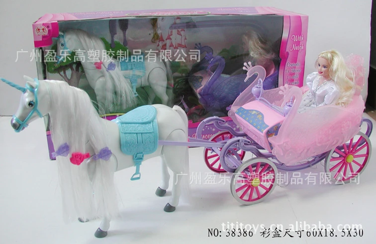 barbie carriage car