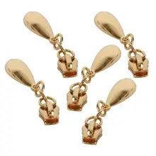 gold plated heart shaped slider