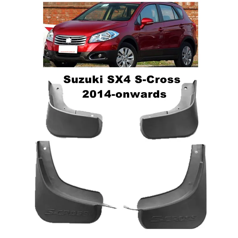

Car Mudflaps Splash Guards Mud Flap Mudguards Fender For Suzuki SX4 S-Cross Maruti Scross 2014-2018 Car Styling Accessories