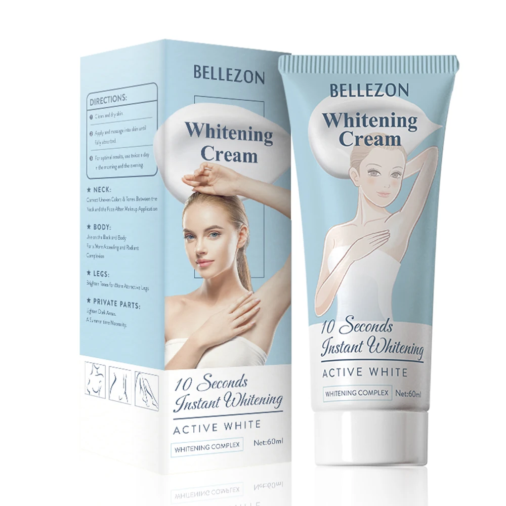 New Underarm Whitening Cream Armpit Whitening Cream Legs Knees Private Parts Body Whitening Cream Cosmetics Skin Body Care TSLM2