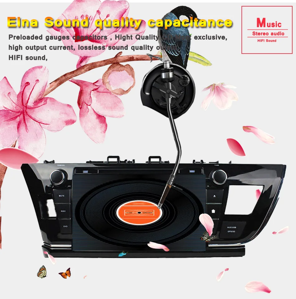 Clearance Octa Core 1024*600 Ram 4GB Android 9.0 car dvd for toyota corolla 2013 2014 2015 2016 car radio gps player head unit navigation 12