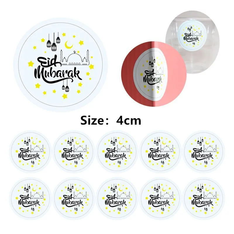 

40pcs Ramadan Decoration eid mubarak Decoration Paper Sticker Gift Sticker Islamic Muslim Mubarak Decoration Ramadan Supplies