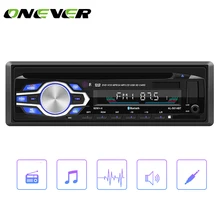 Onever 1 Din Auto Audio Stereo 60WX4 Bluetooth Auto Radio FM Transmitter Aux Eingang Empfänger USB MP3 Musik Player 12 V