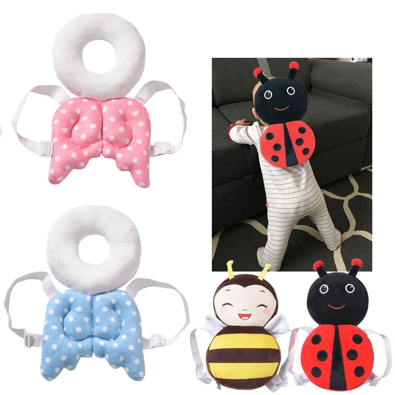 

Baby Head Protection Anti-fall Walking Pillow Pad Toddler Safety Harnesses Backpack Infant Head Neck Care Drop Resistant Cushion