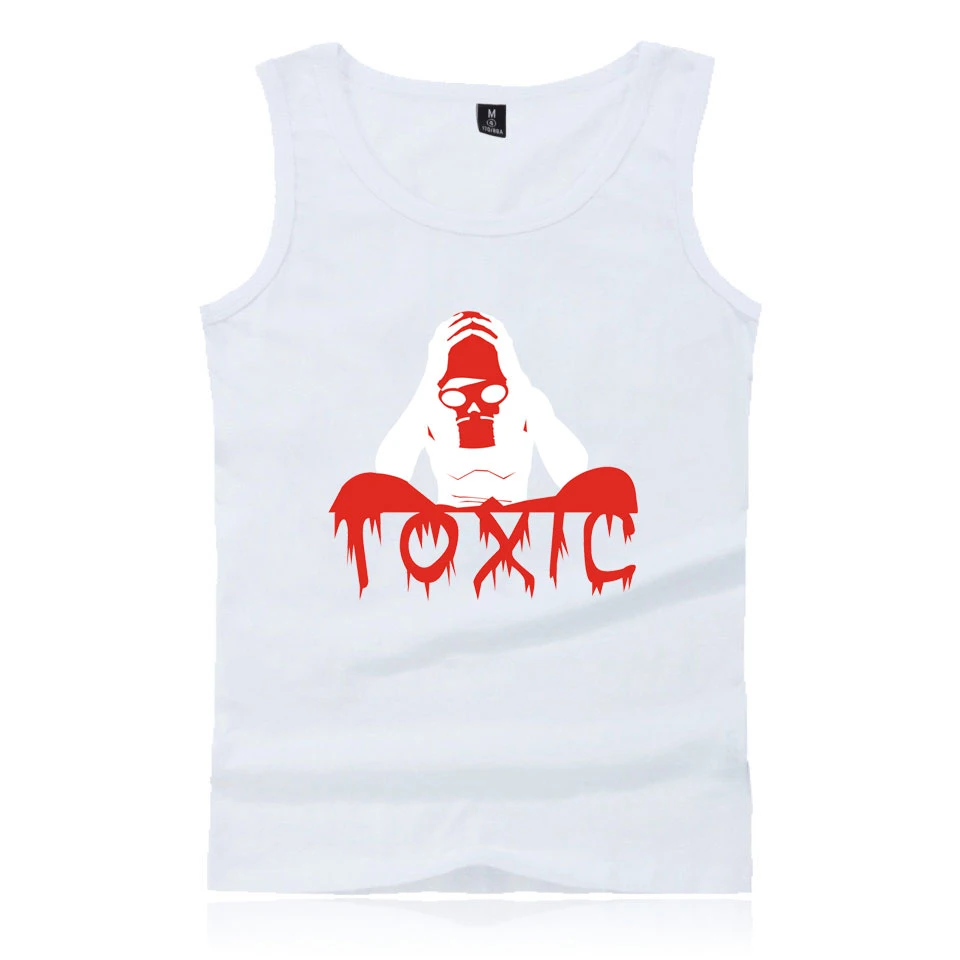Kpop "Toxic" Летний мягкий модный жилет без рукавов для бега, для фитнеса, спортивный жилет, уличный стиль, Модный повседневный