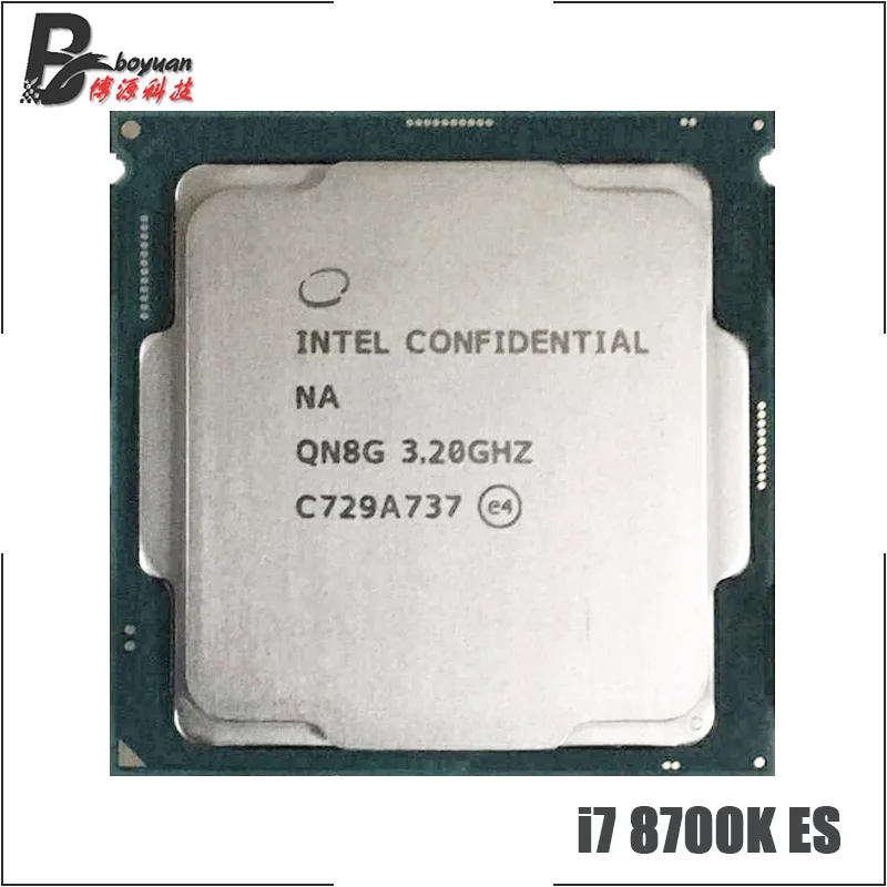 Процессор Intel Core i7 8700K es 8700 K 3 2 GHz шестиядерный 12 M 95 W LGA 1151|Процессоры| |