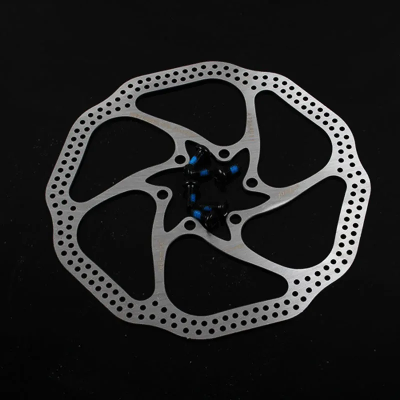 Гидравлический механический дисковый тормоз для горного велосипеда Ротор 6 болтов 160/180 мм MTB дорожный велосипед тормозной диск роторы - Цвет: HS1 160MM