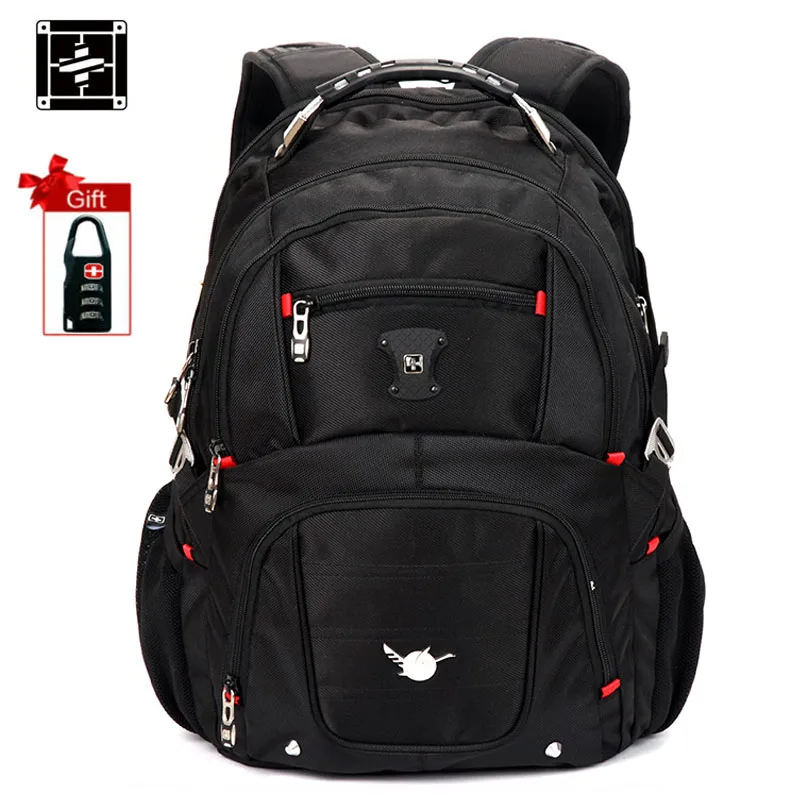 Suissewin Unisex Professional Slim Business Laptop Backpack Fashion Casual Durable Travel