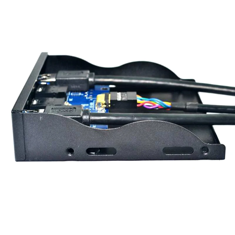 E-SDS USB 3.0 2-Port 3.5 Inches Metal Front Panel Hub with 1 HD Audio Outpu WIF66 |