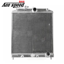 Алюминиевый автомобильный радиатор 2 ряда 42 мм для Honda Civic Del Sol 92-00 MT EG/EK