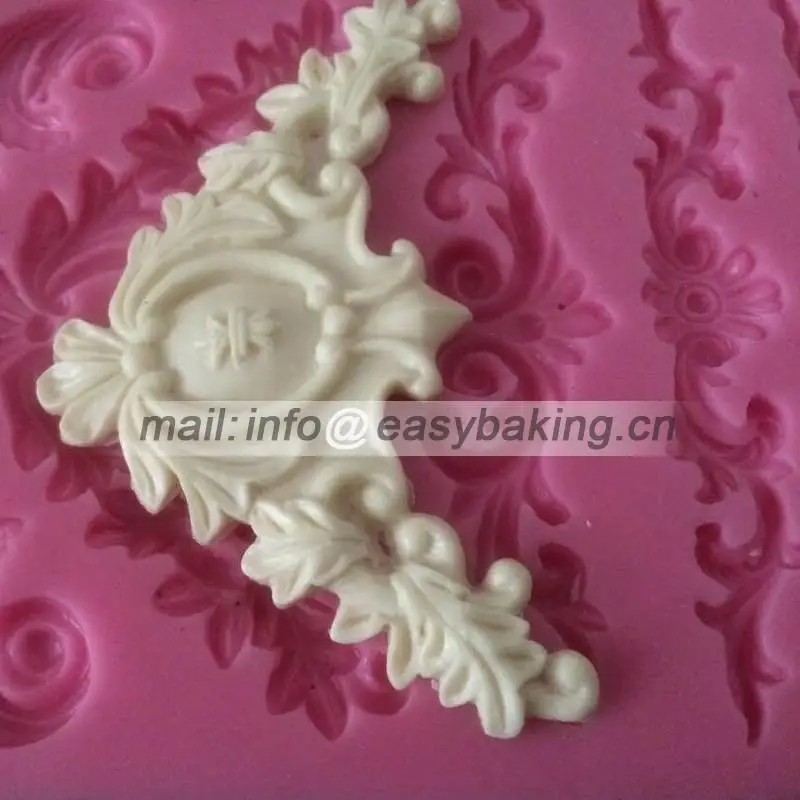 Silicone Cake Border Mold European Lace Silicone Mold For Cupcake Decorating Chocolate Arts & Crafts Kitchen Baking