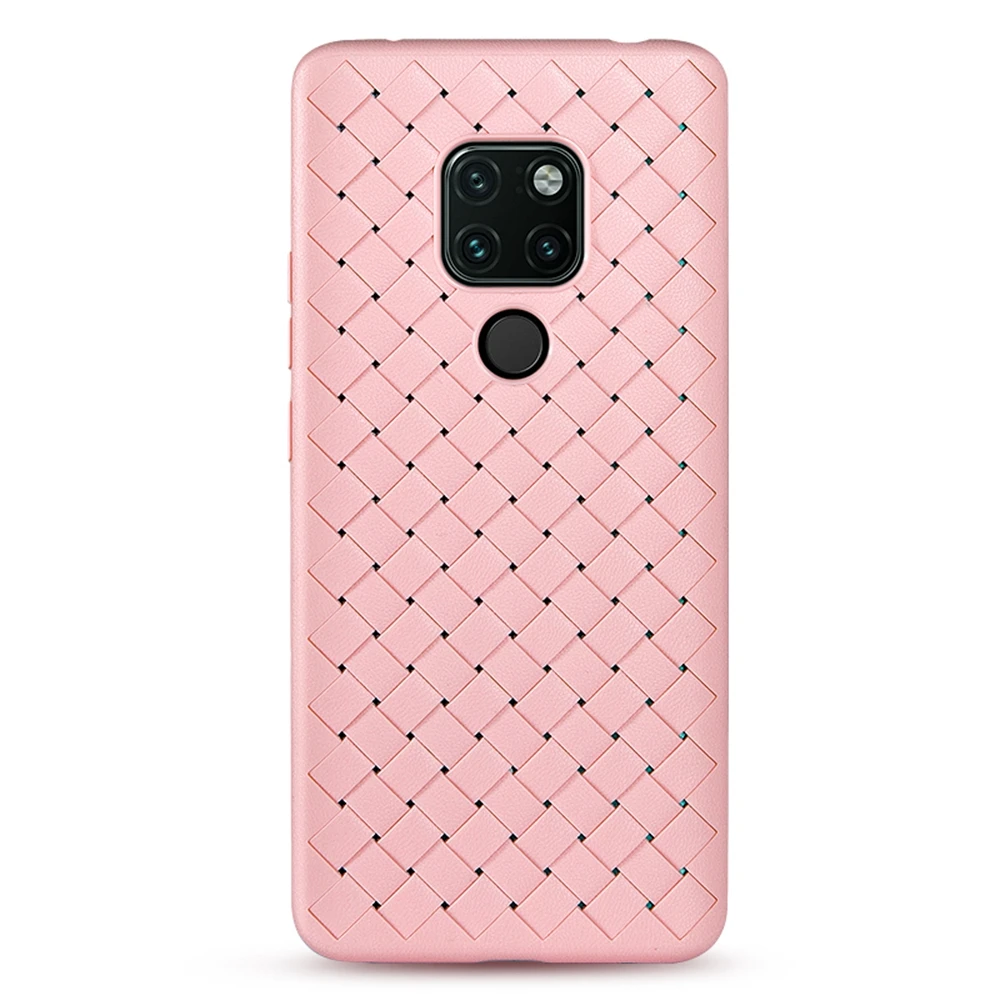 OTAO теплоотвод чехол для телефона huawei mate 20 10 Pro 20X P20 P30 9 Ультратонкий Мягкий ТПУ чехол тканая сетка кожаный чехол