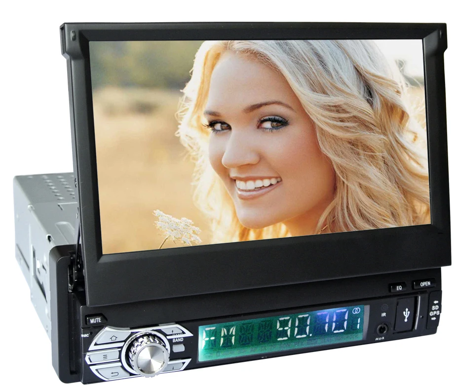 

1 Din Car DVD Player Radio GPS Navigation RDS Steering wheel control