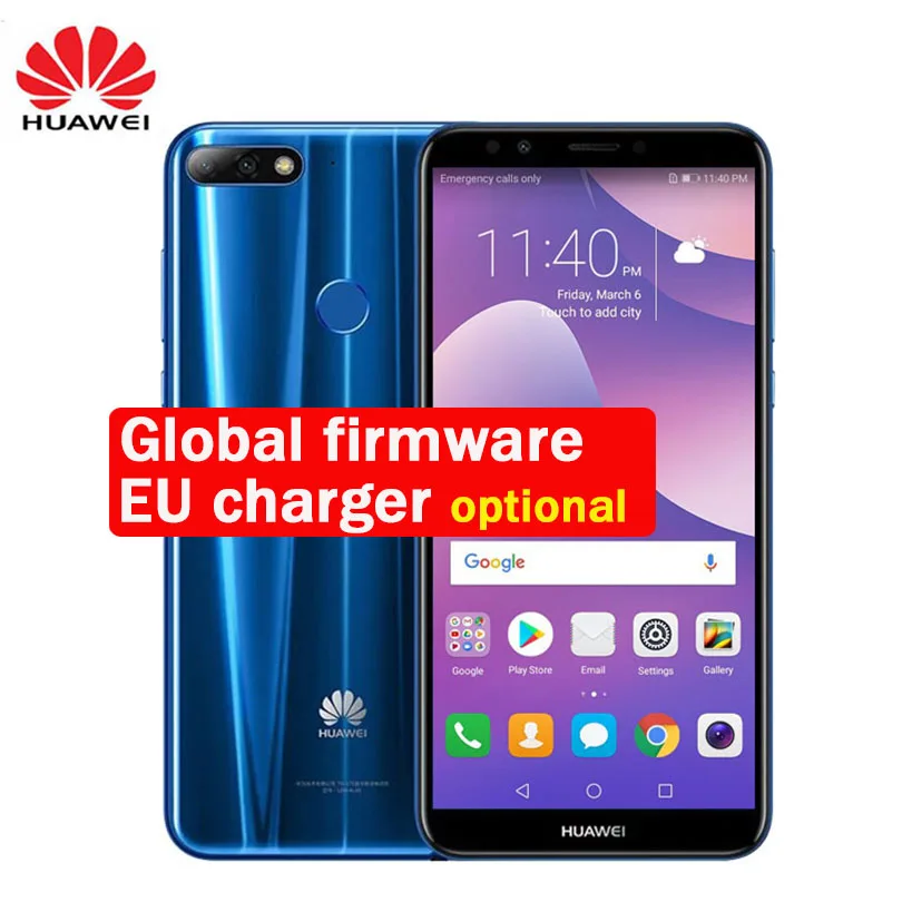 Huawei Enjoy 8 NOVA 2 LITE Y7 Prime 2018 4 Гб 64 Восьмиядерный 5 99 дюйма 1440*720 P двойная задняя камера