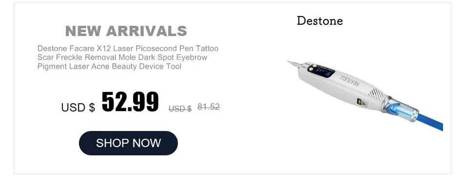 Destone Facare X1 Беспроводной Крота, избавление от веснушек темных пятен татуировки для борьбы с пигментацией, ручка для удаления бирки кожи пятна ластиком с светодиодный Экран Перезаряжаемые
