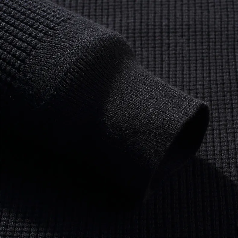 2018 Winter Mock-Neck Pullover Men Cotton Thicken Knitted Turtlenck Sweater Men Autumn Turtle-neck Mens Sweaters Drop-shipping 11