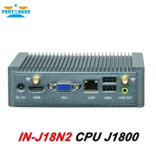 Dual Lan Портативный Nano PC Случае J1800 с 3 Г SIM Промышленный Компьютер с 8 Г RAM 64 Г SSD Linux
