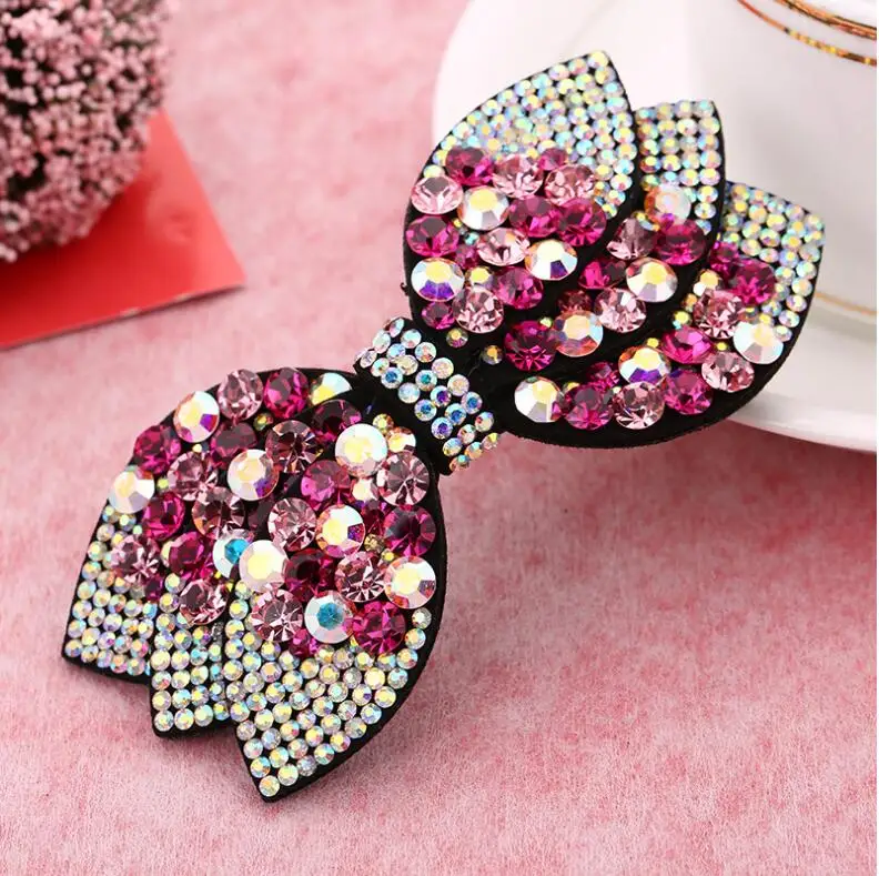 2017 Fashion women hair clips luxury hair accessories crystal hair